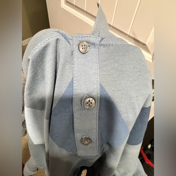 Men’s NWT new blue polo button down up shirt XXL Via Europa - Picture 5 of 8